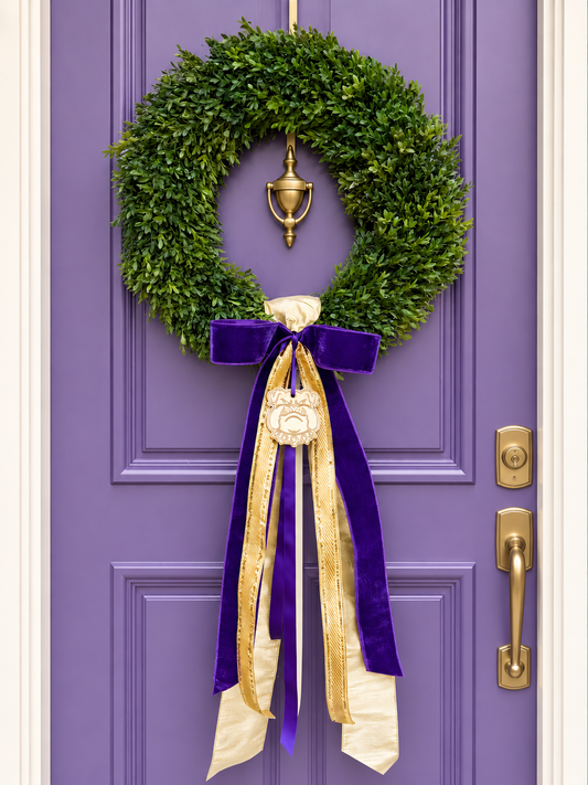 Harrisonburg House Tea Leaf Wreath