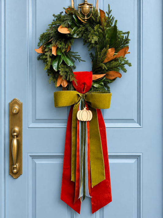 Autumn House Sky Heirloom Wreath