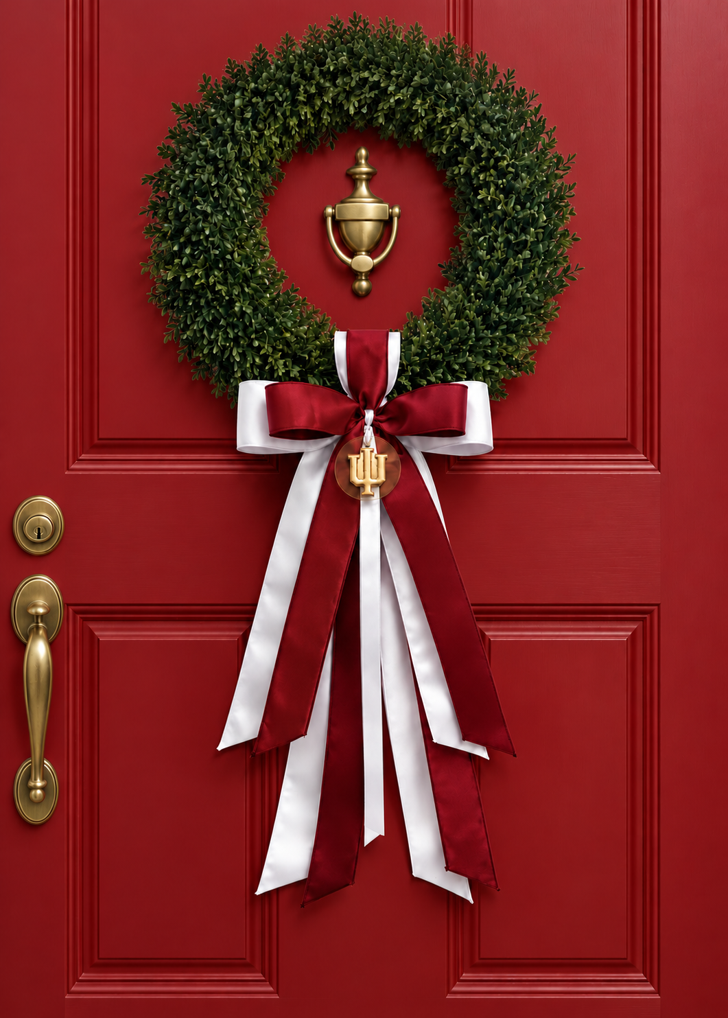The Hoosier House Tea Leaf Wreath