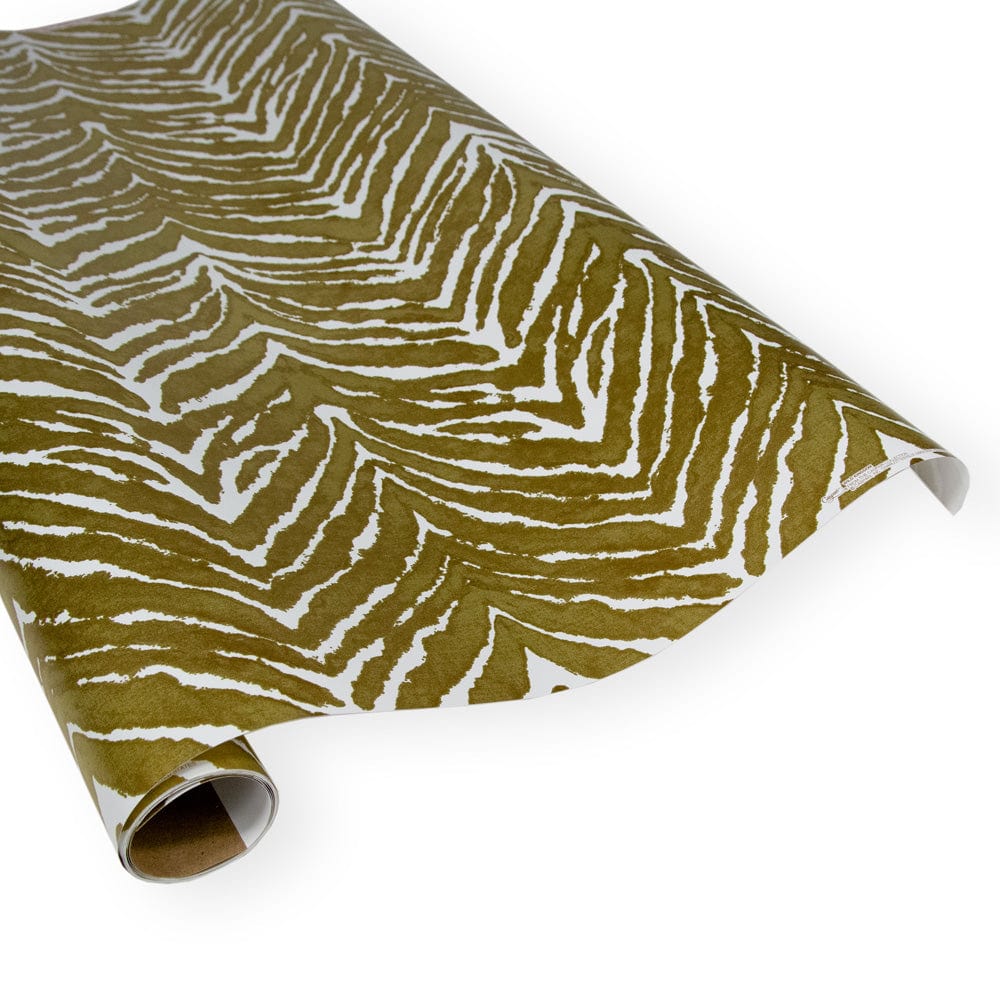 Go Wild Gold & White Gift Wrapping Paper