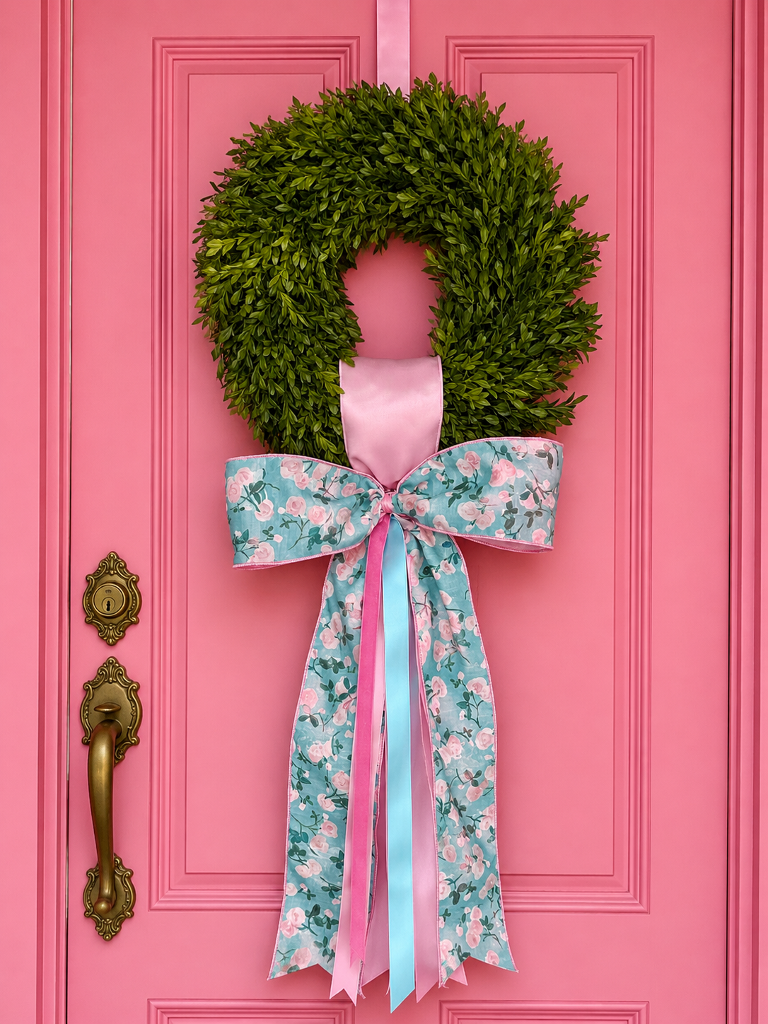 Spring Manor Tea Leaf Wreath