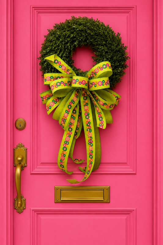 Palm Beach Garden Tea Leaf Wreath