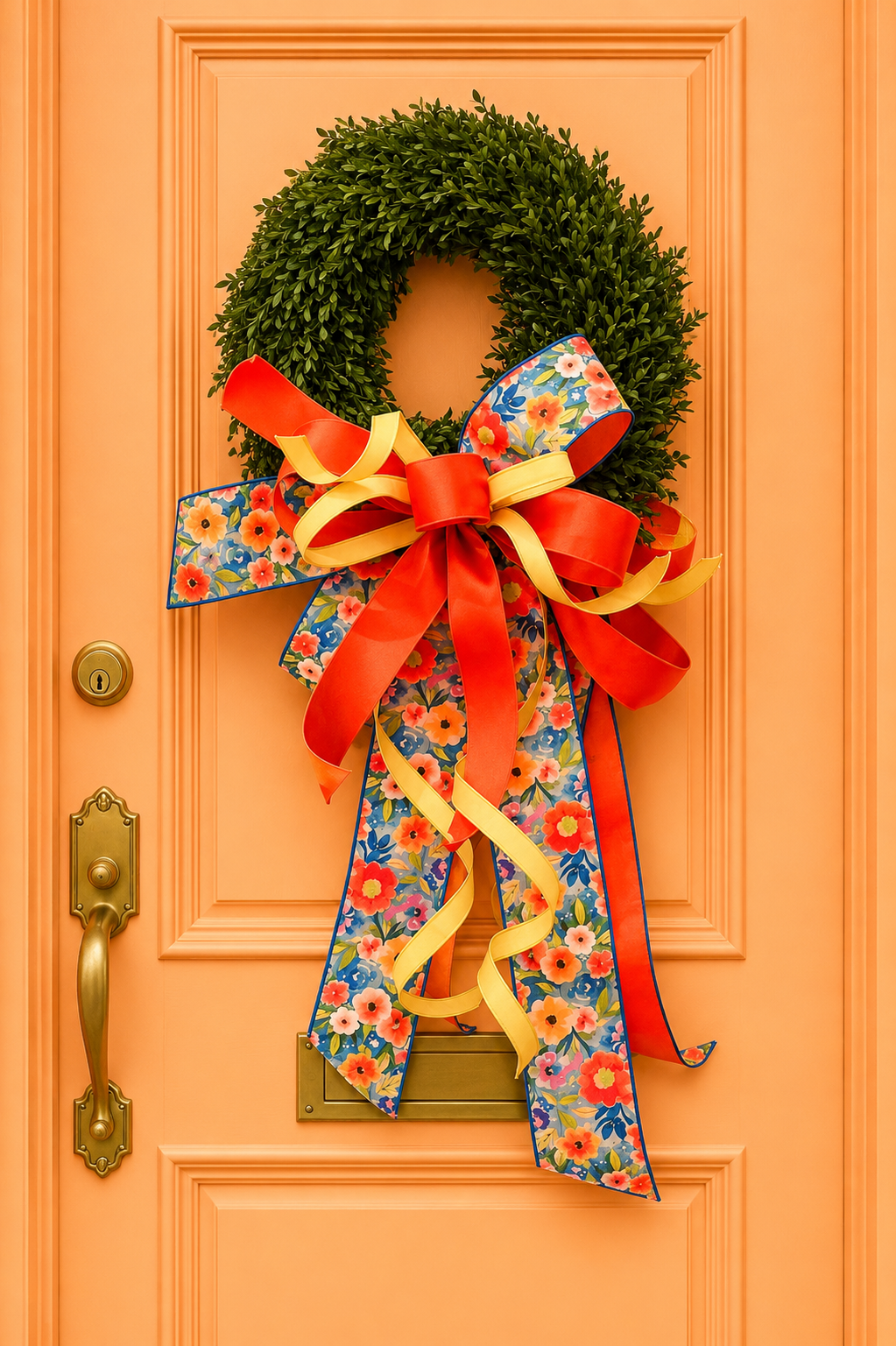 Marigold Manor Tea Leaf Wreath