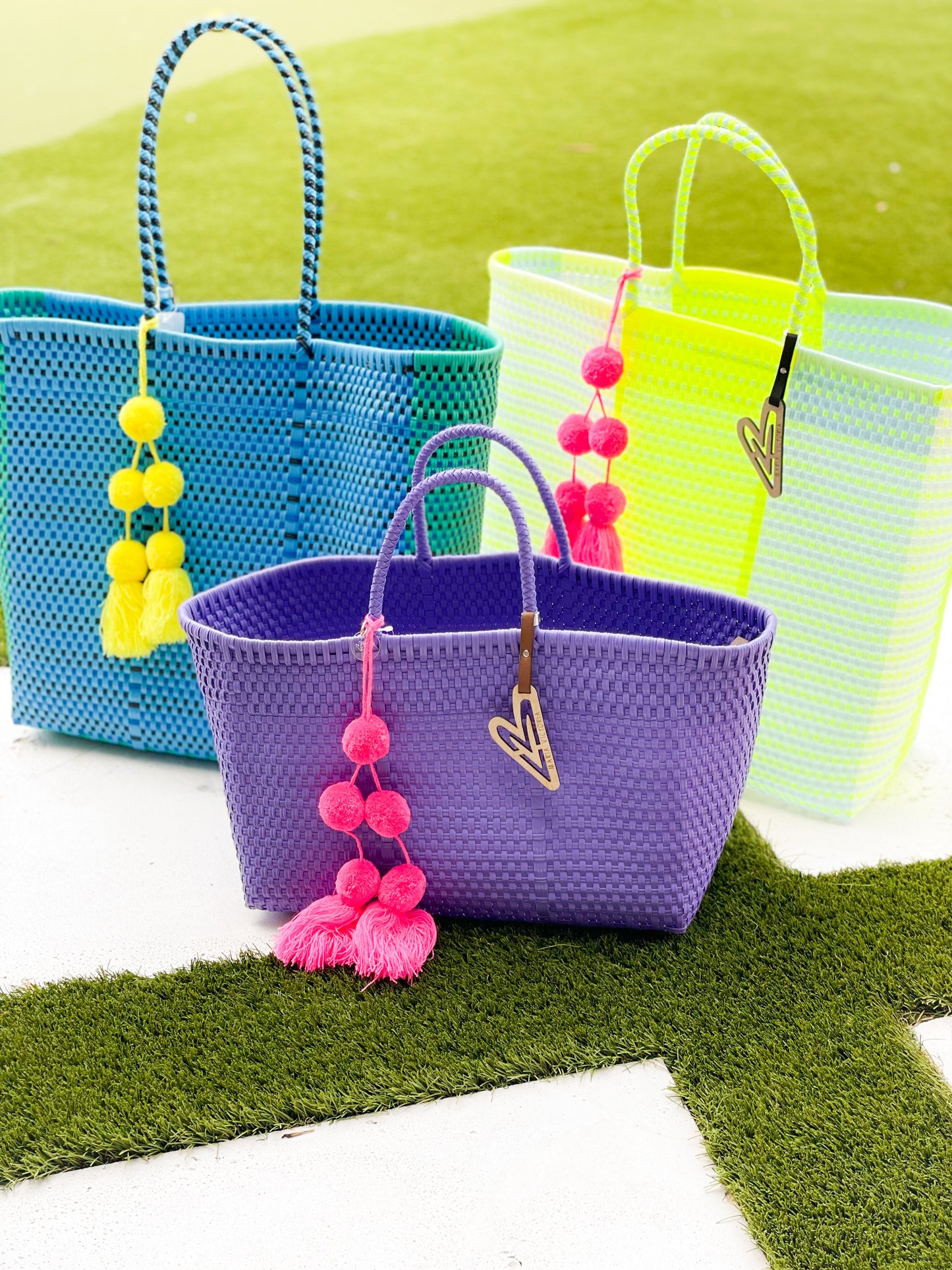 Neon Maria Victoria Tote And Tassel