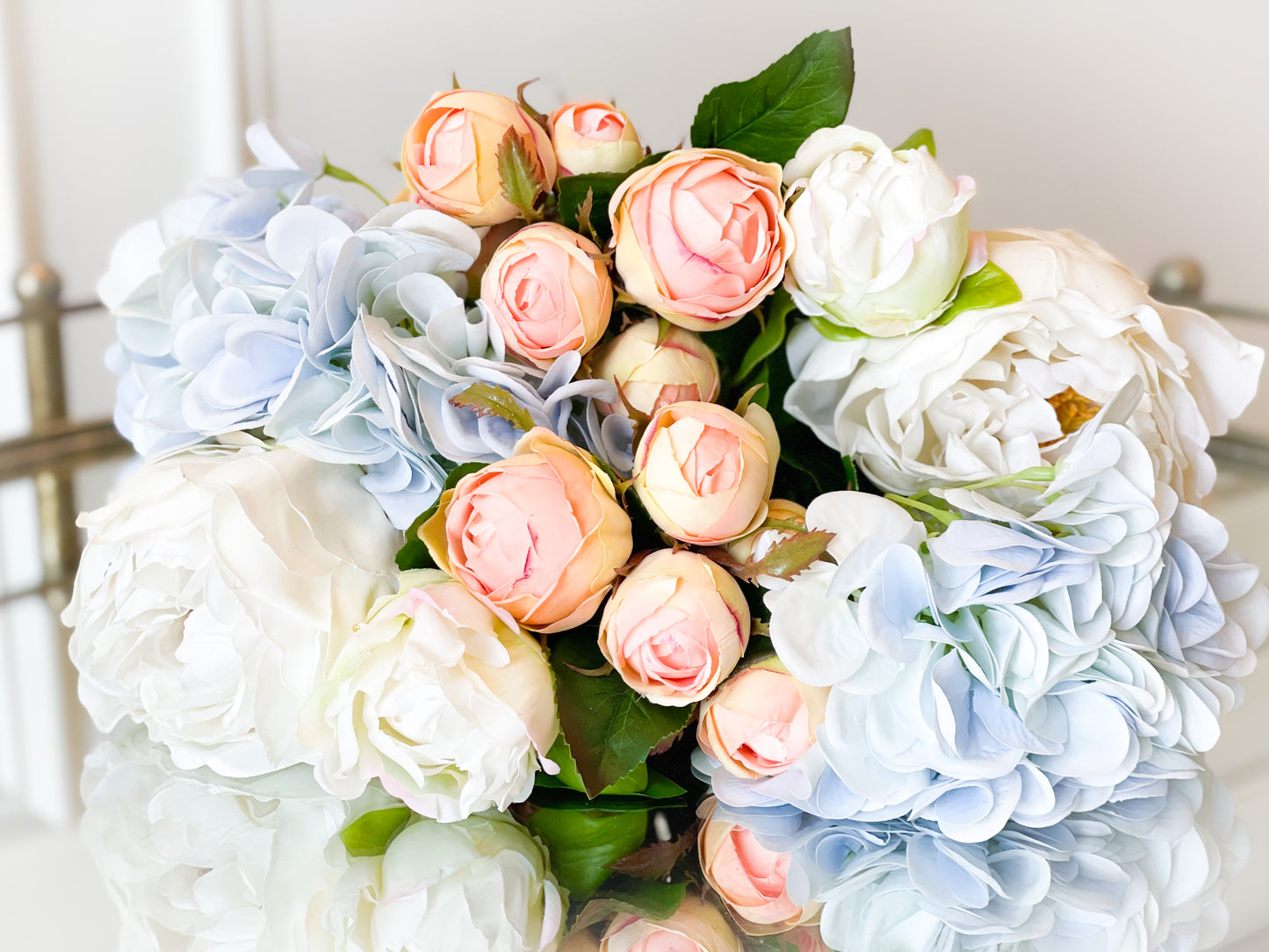 Blue Hues And Harvest Bouquet Blanc Box