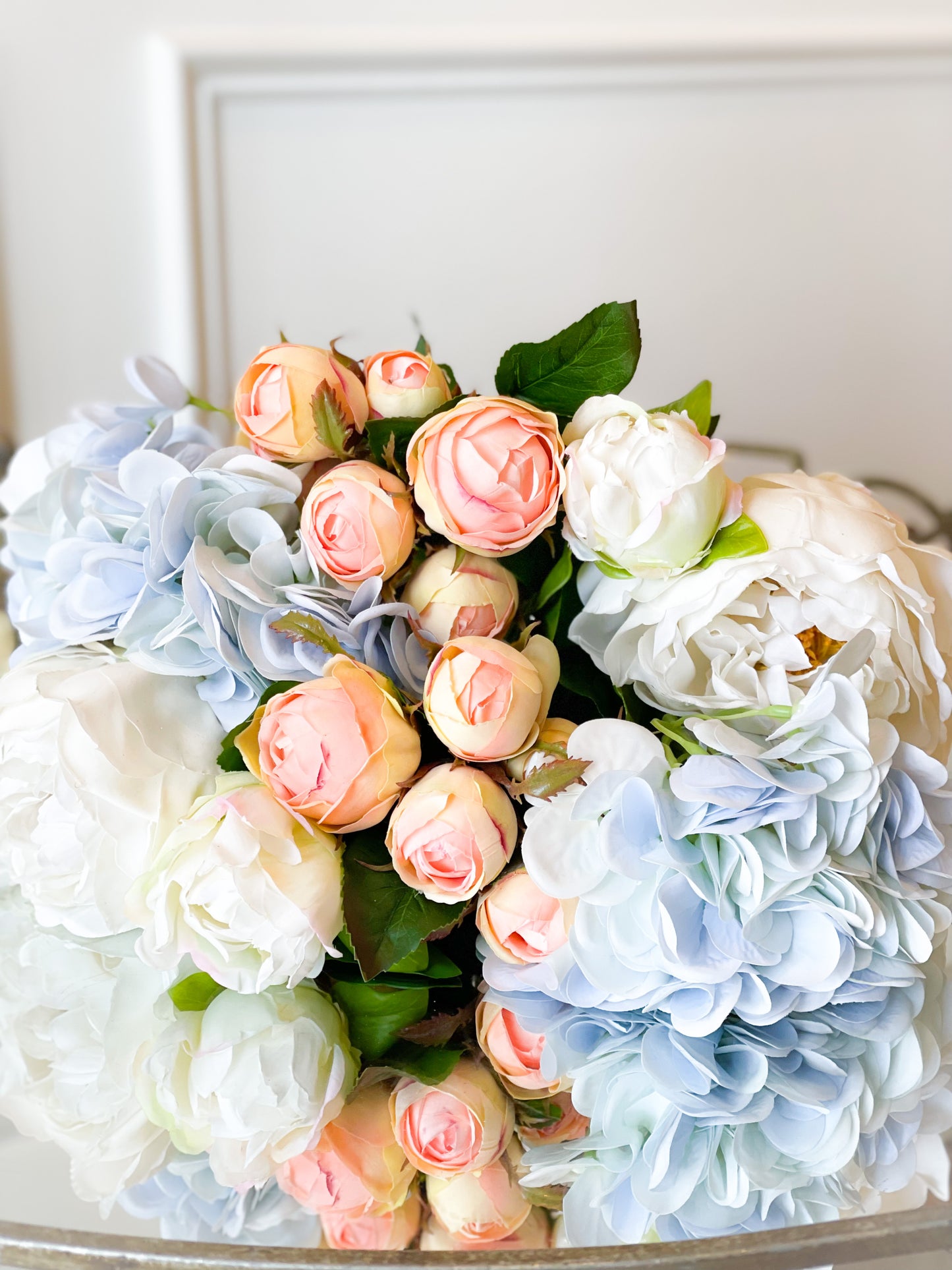 Blue Hues And Harvest Bouquet Blanc Box