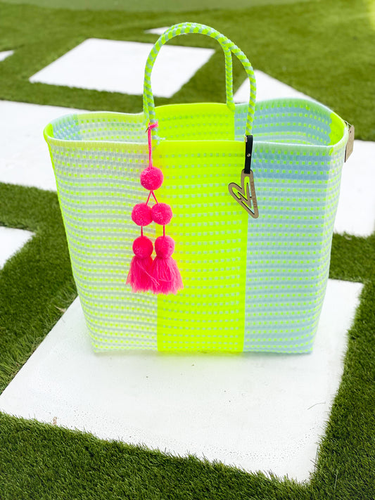 Neon Maria Victoria Tote And Tassel