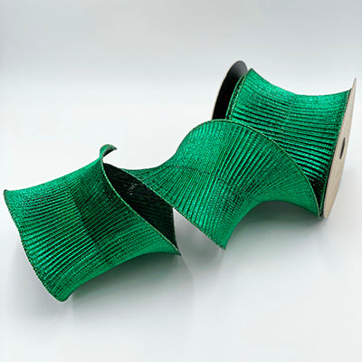 Accordion Emerald Foil Ribbon