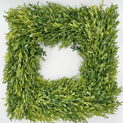 18” Square Tea Leaf Wreath