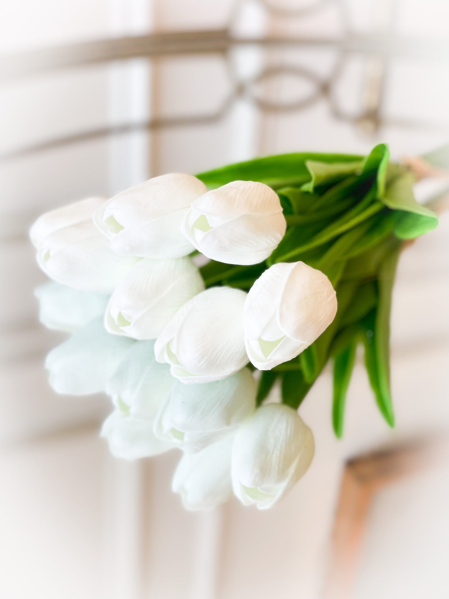 Kate Tulip Trio Bouquet Blanc Box