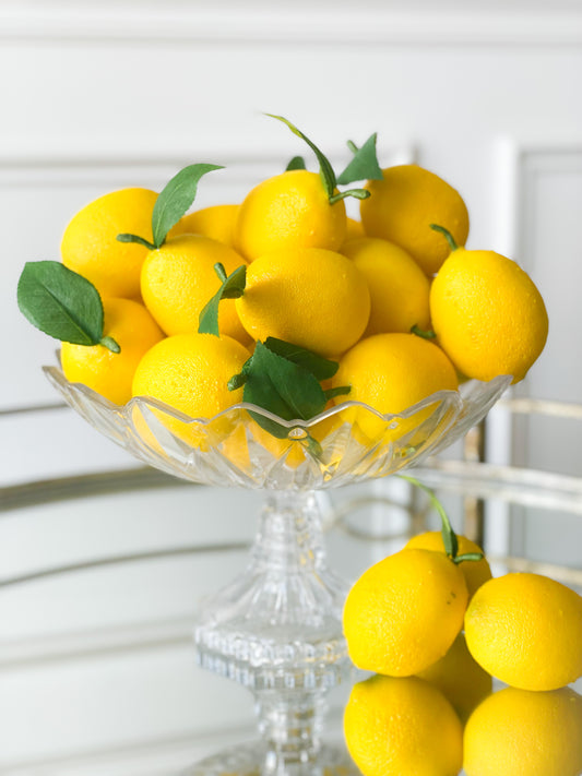 Box Of 24 Artificial Lemons