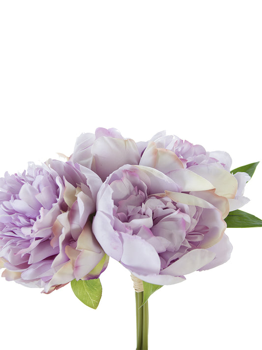 10” Lavender Peony Bouquet