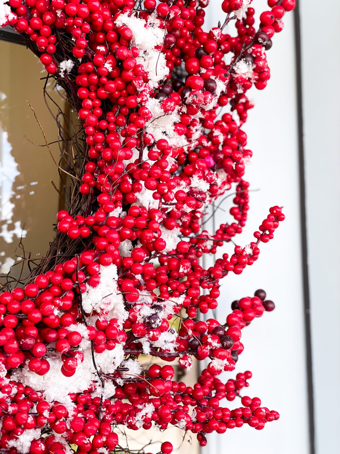 Snowy Berry Twig Wreath