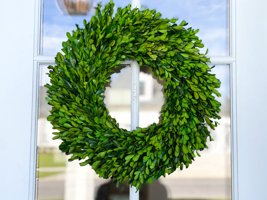 Preserved Boxwood Wreath