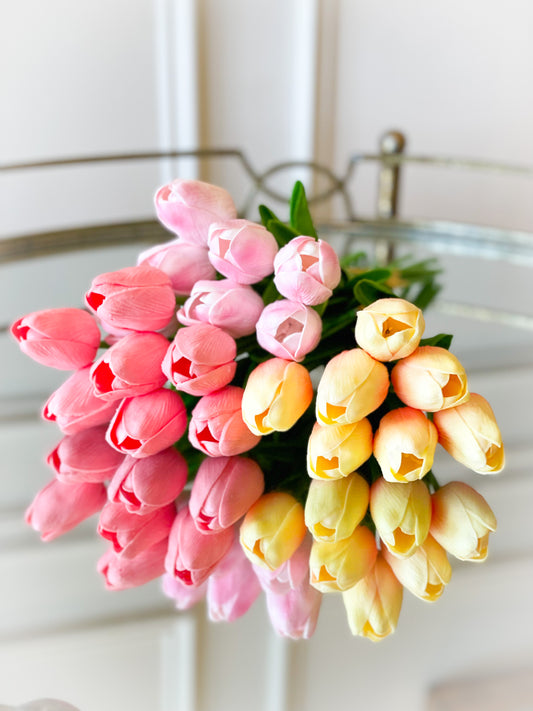 Ella Tulip Trio Bouquet Blanc Box