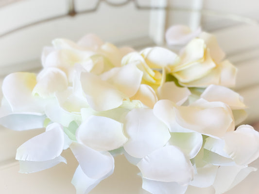 Box Of White Silk Rose Petals