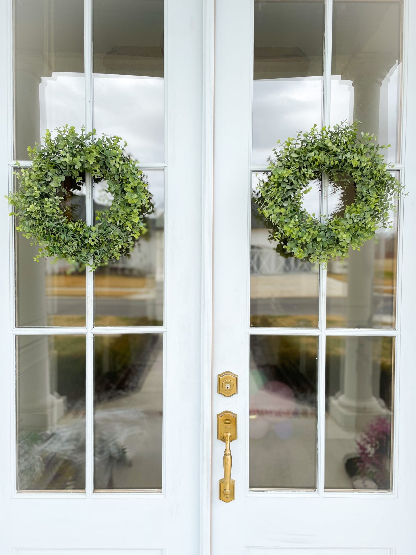 Frosted Eucalyptus Wreath