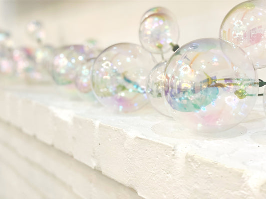 Iridescent Ornament Garland