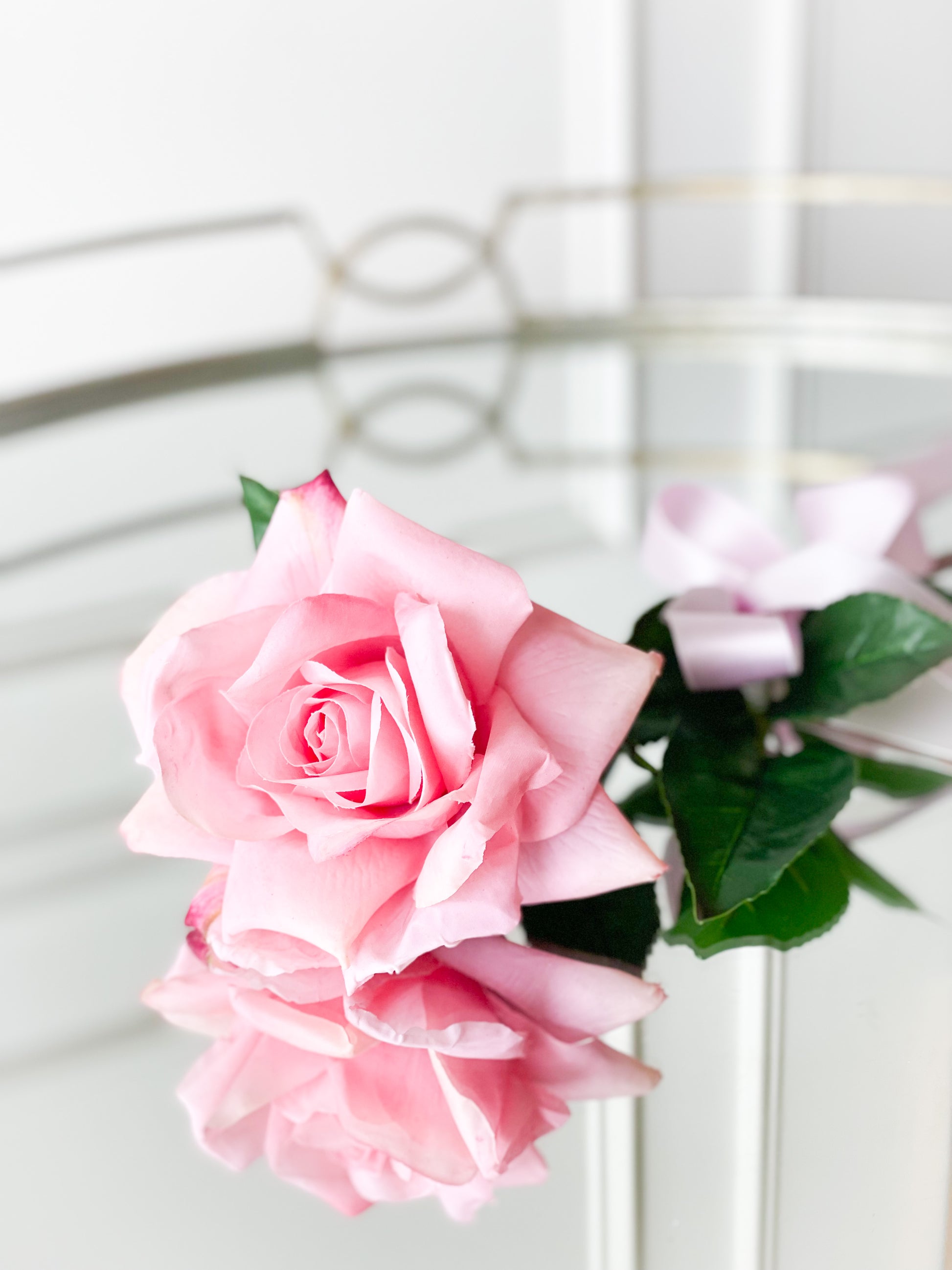 Handmade ribbon Roses, 0.25-inch rose, 12 Roses, Pink
