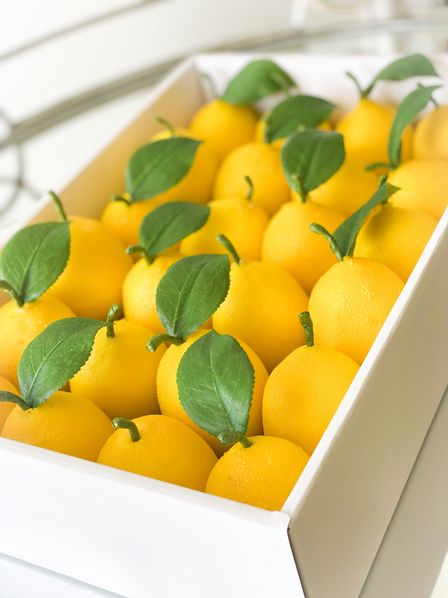 Box Of 24 Artificial Lemons