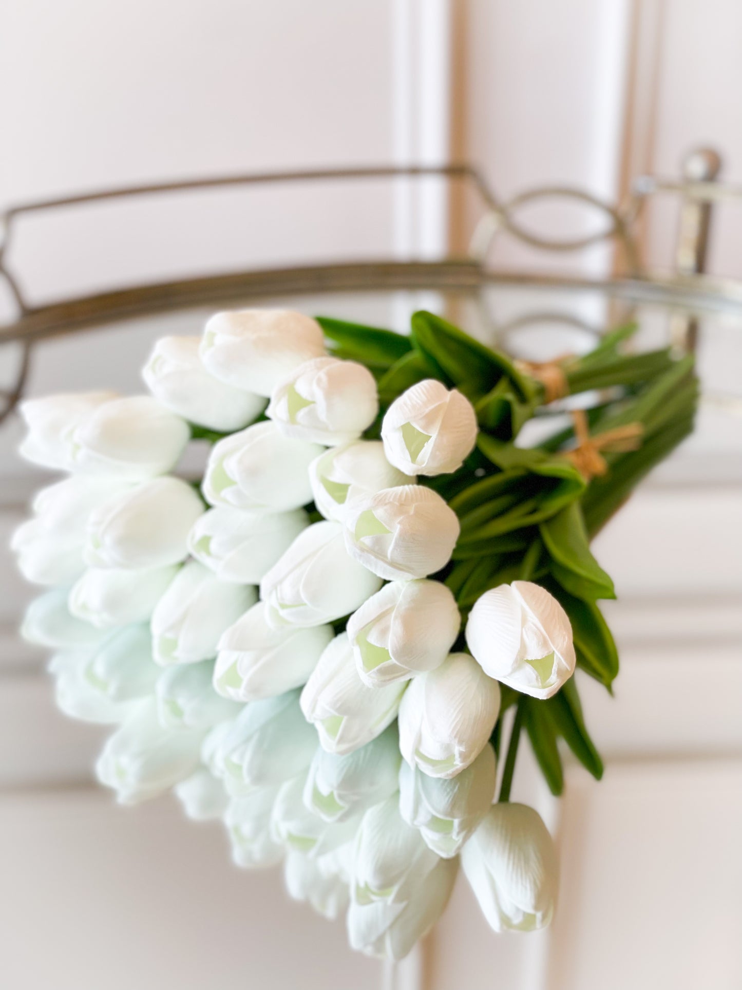 Annie Tulip Trio Bouquet Blanc Box