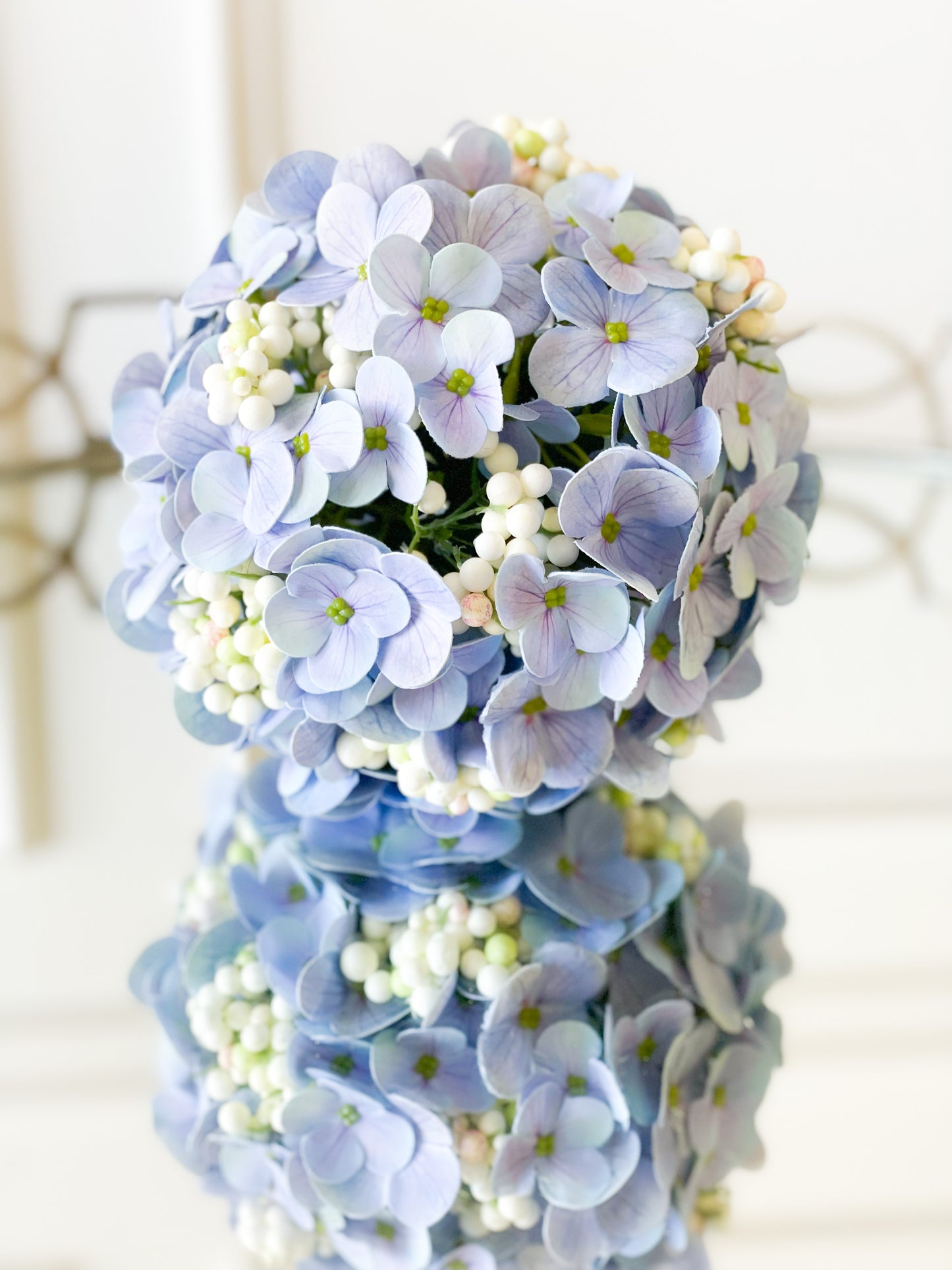 Blue Hydrangea Hanging Ball