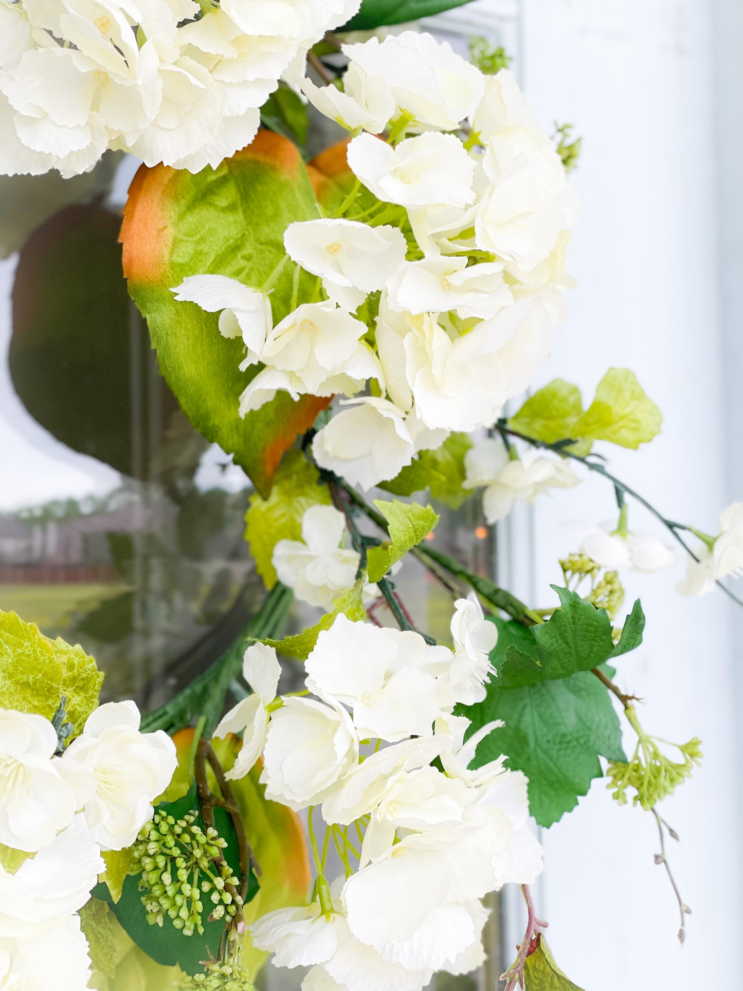 Cream Hydrangea Blossom Wreath