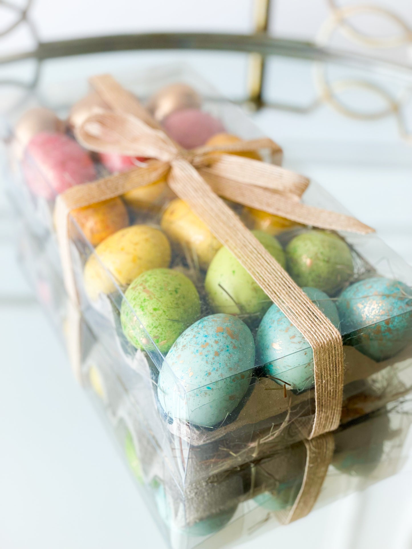 Box Of 18 Colorful Eggs