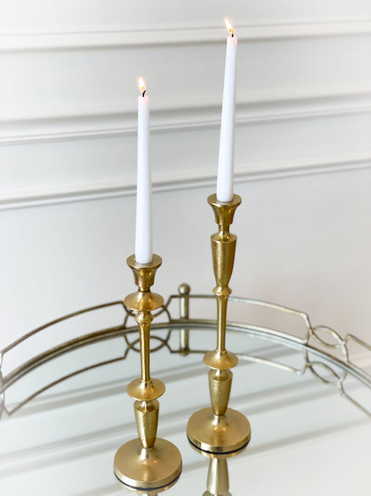 Set of Gold Candle Sticks