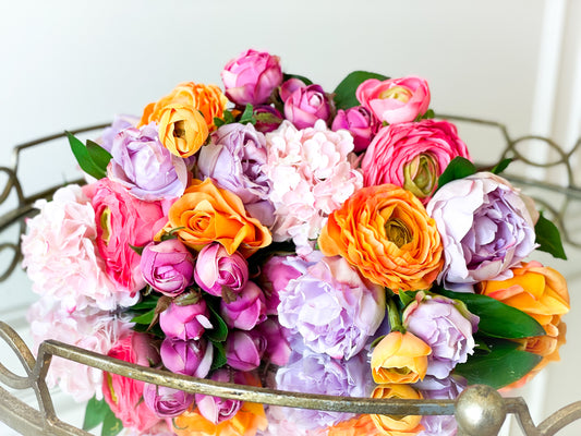 The Corrine Bouquet Blanc Box