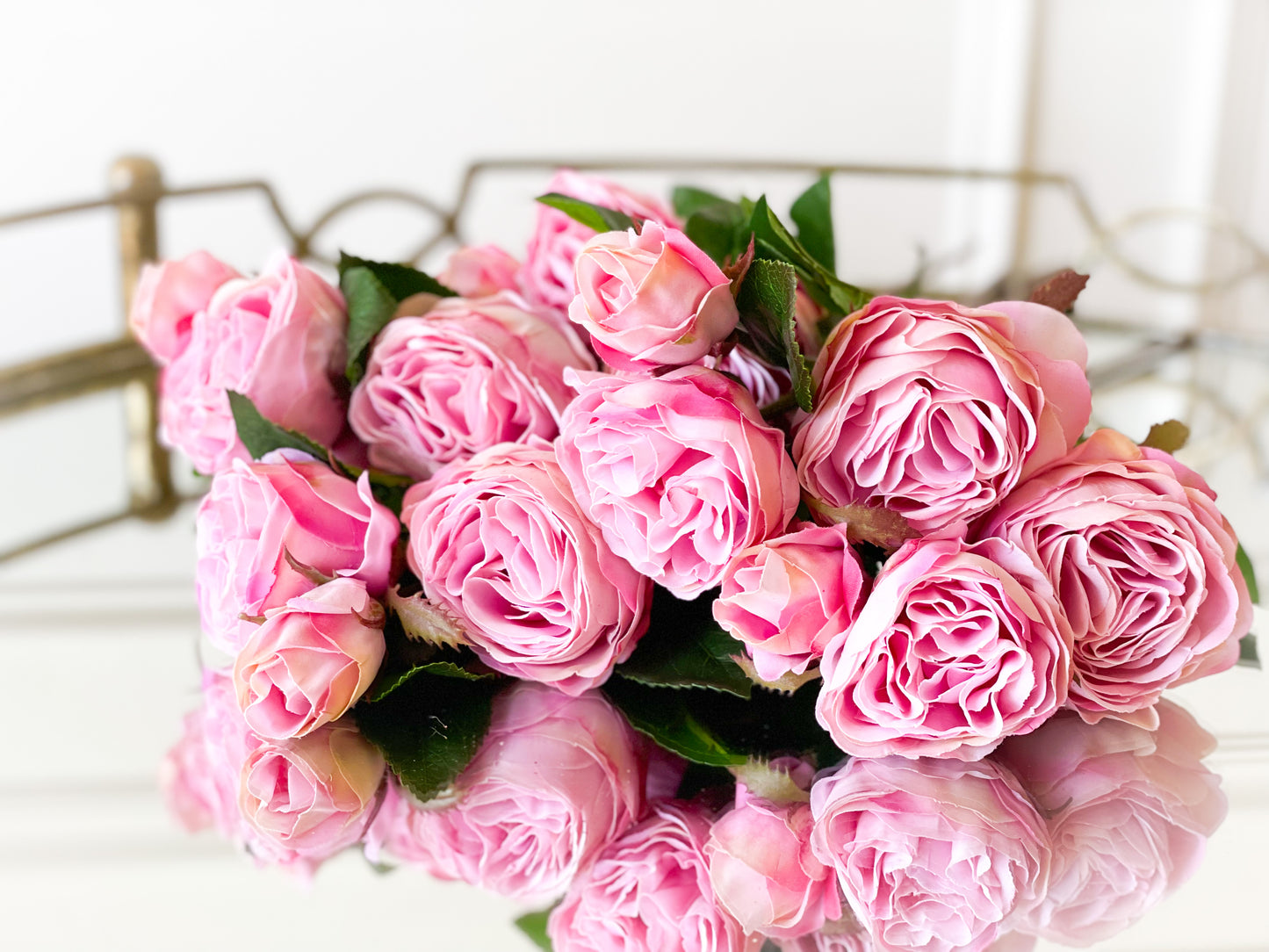 Pink Cabbage Rose Bouquet