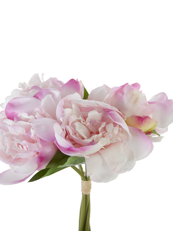 10” Light Pink Peony Bouquet