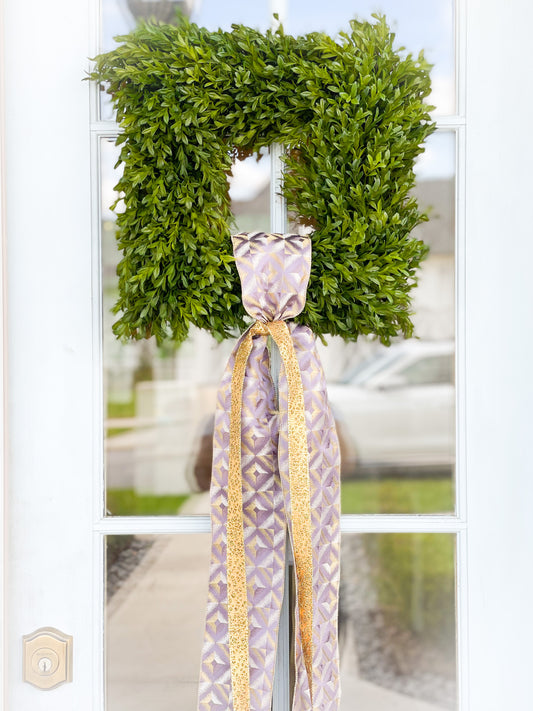 The Two Bits Ribbon Sash And Wreath