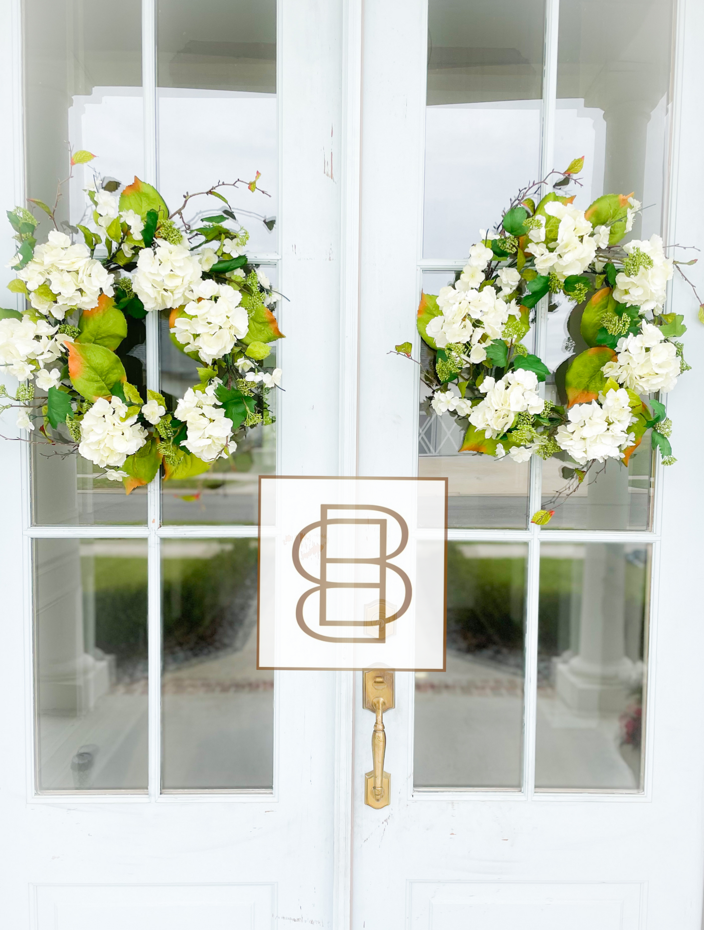 Cream Hydrangea Blossom Wreath