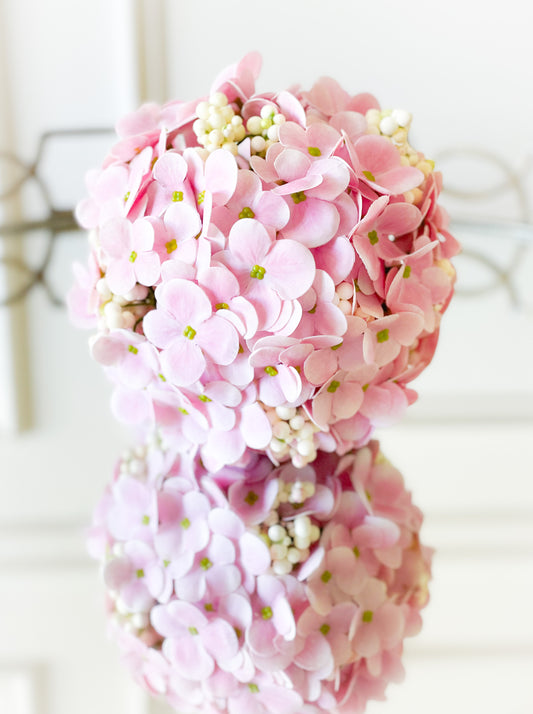 Pink Hydrangea Hanging Ball