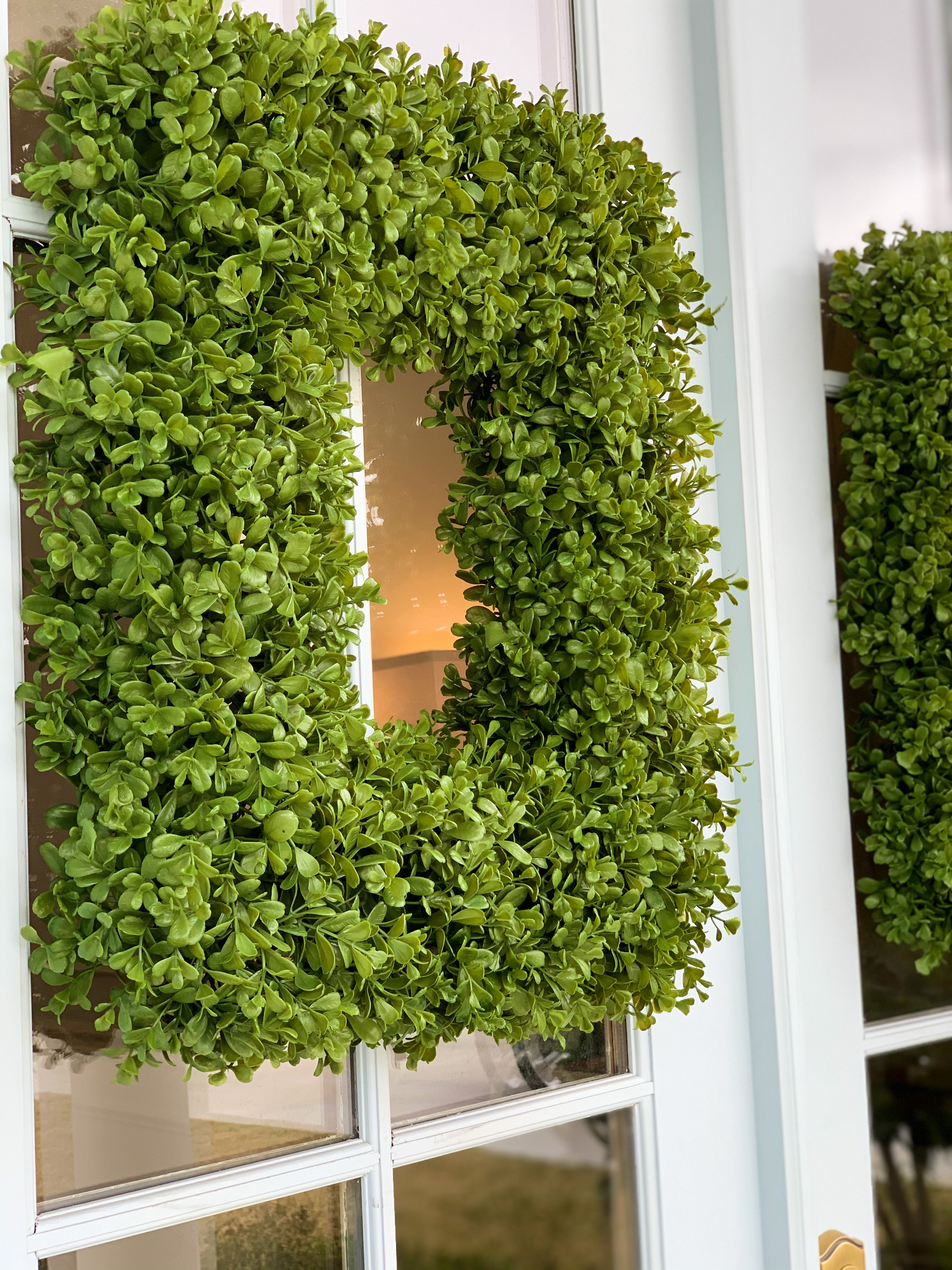 Rectangular Boxwood Rectangle Boxwood Wreath – Blanc Box