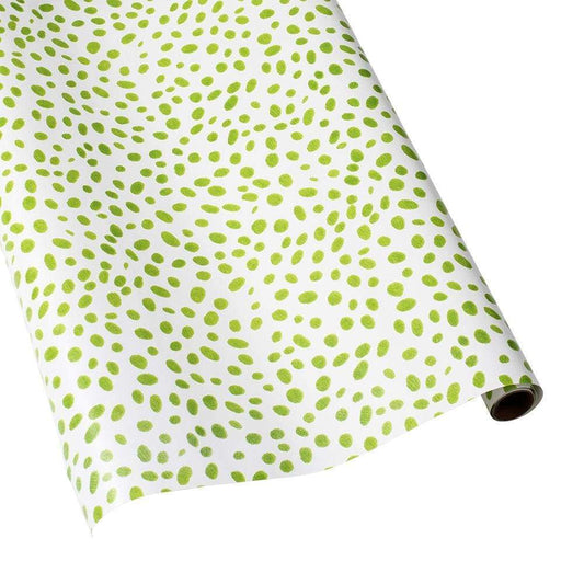 SPOTS GREEN Wrapping Paper