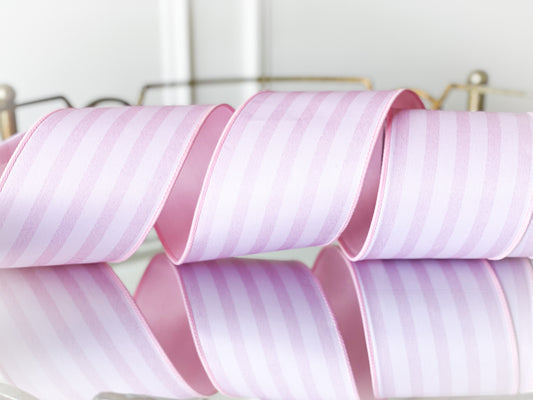 Soft Pink Stripe Ribbon